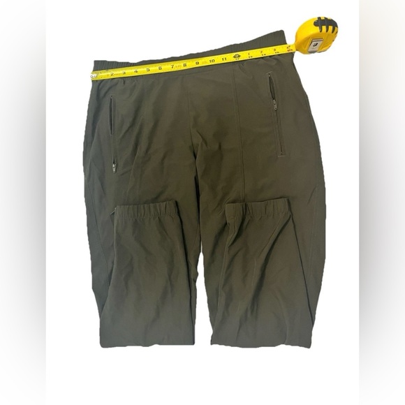 Old Navy Active Olive Green Stretch Tech Womens Size M Elastic Waist Joggers - Picture 5 of 5